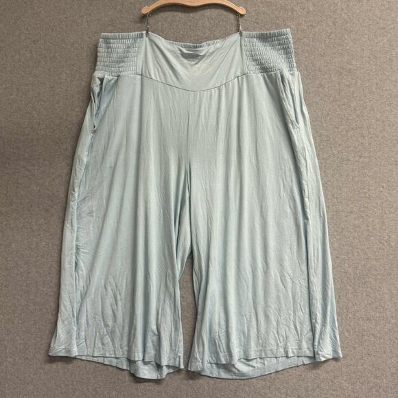 Torrid Crop Wide Leg Pants Super Soft Pull-On Smocked High Rise Women’s 4X NWT - Picture 2 of 6